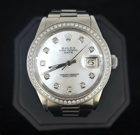 rolex diamond bezel 34mm